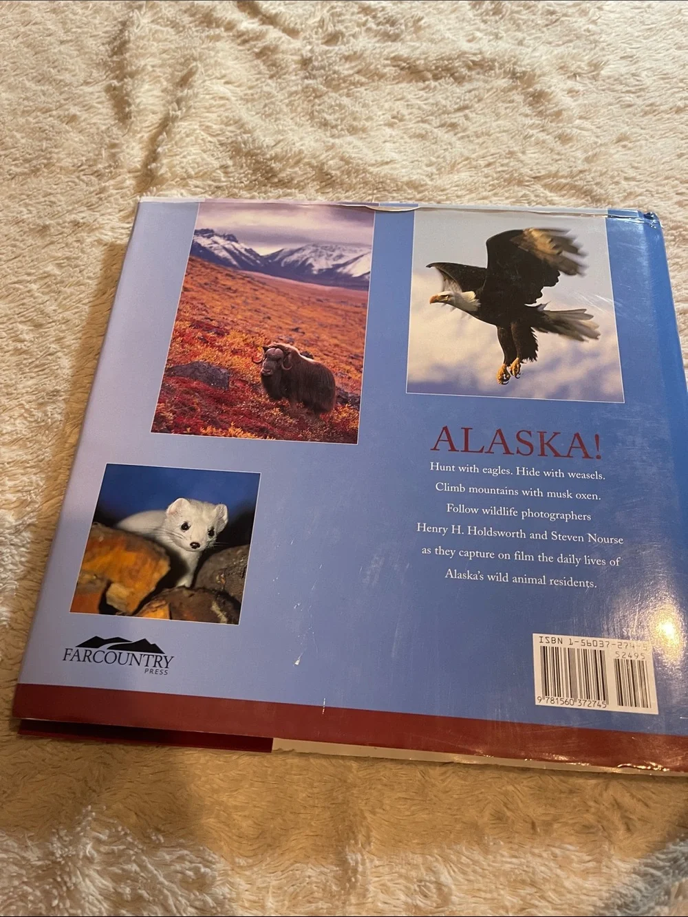 Alaska Wildlife Portfolio Hardcover Photo Book - Blue Cover